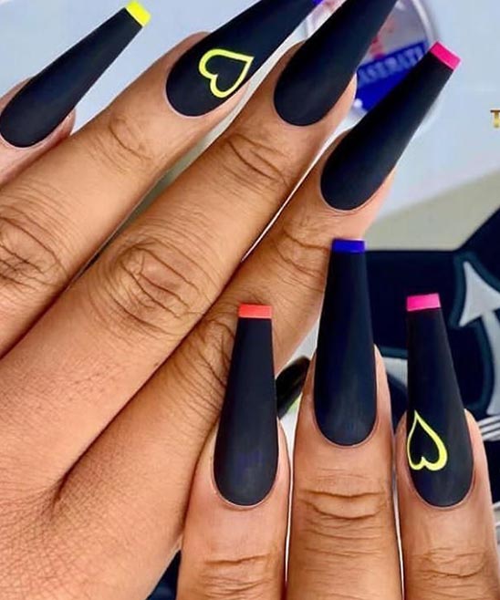 Coffin Christmas Nail Designs