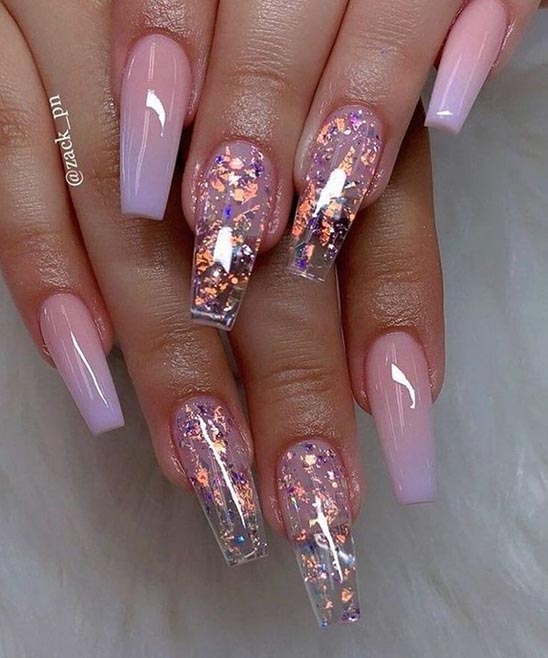 50+ Coffin Clear Nail Designs (2024) TailoringinHindi