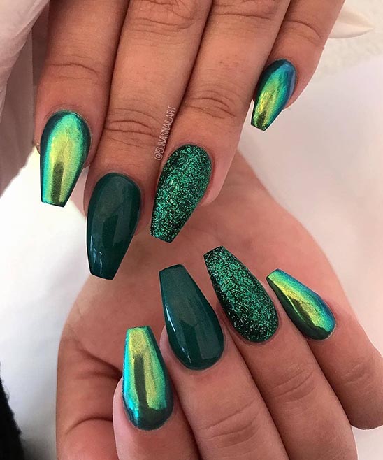 Coffin Clear Nail Designs