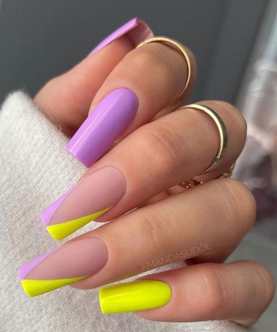 Coffin Cute Acrylic Nails