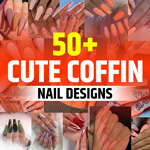 Coffin Cute Nail Designs