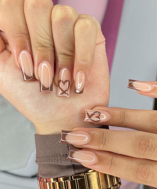 Coffin Fall Nail Designs