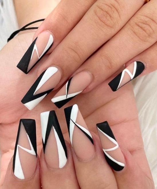 Coffin Nail Designs Clear