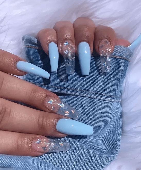 Coffin Nail Shape Designs