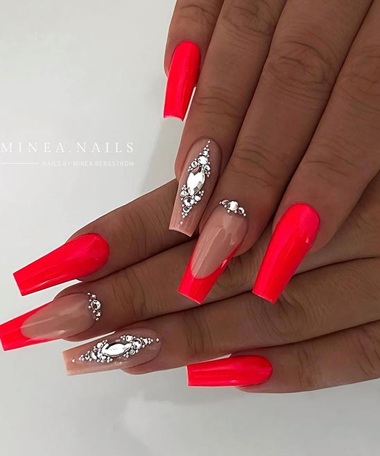 Coffin Nail Summer Designs