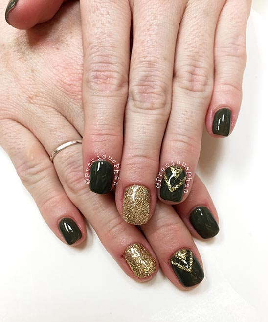Coffin Nails Olive Green