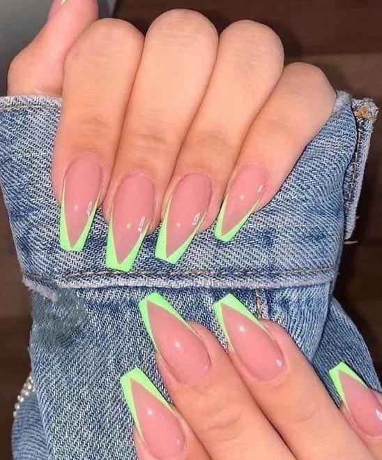 Coffin Nails Olive Green