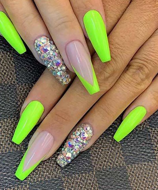 Coffin Nails With Design