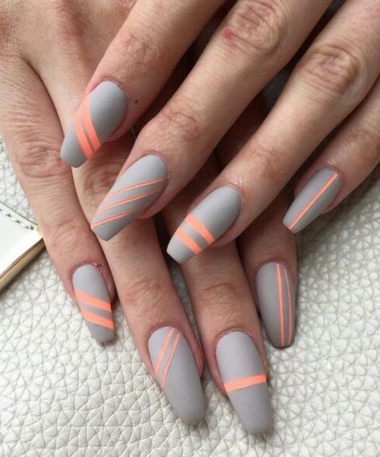 Coffin Red Nail Designs