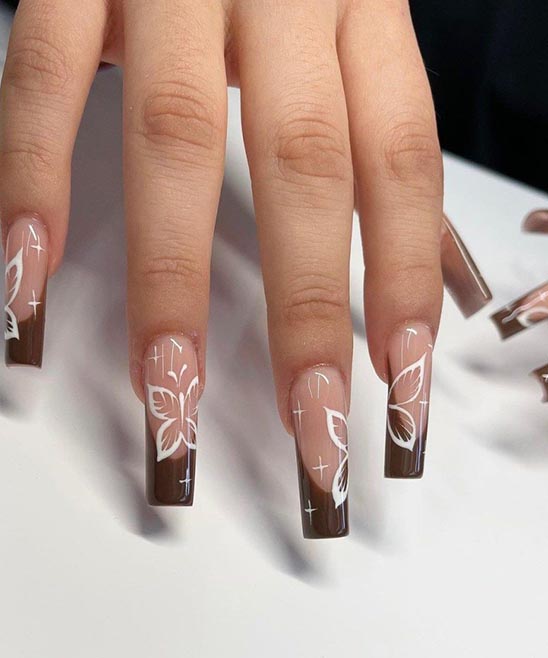 Coffin Royal Blue Nail Designs