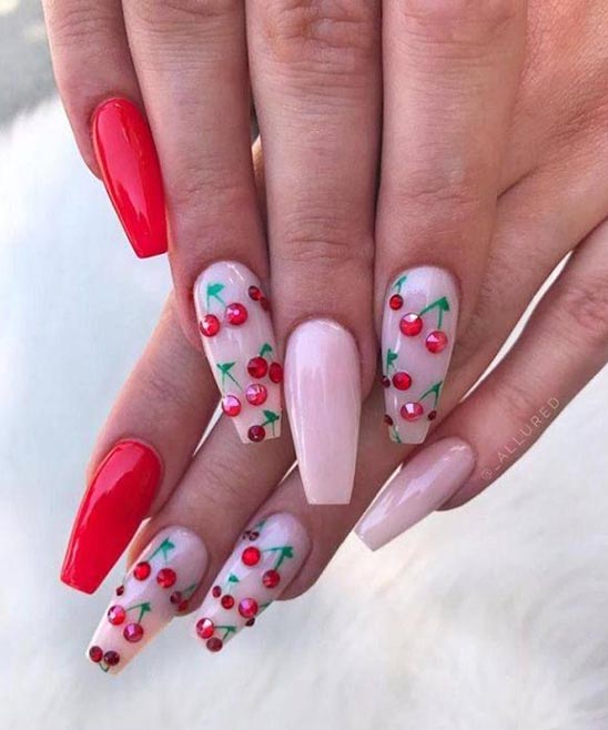 Coffin Shape Nail Designs 2023