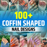 Coffin Shape Nail Designs