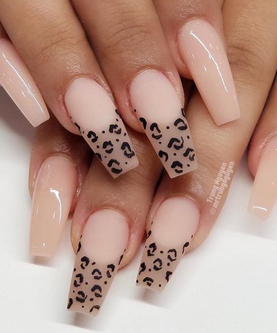 Coffin Shape Nails Designs