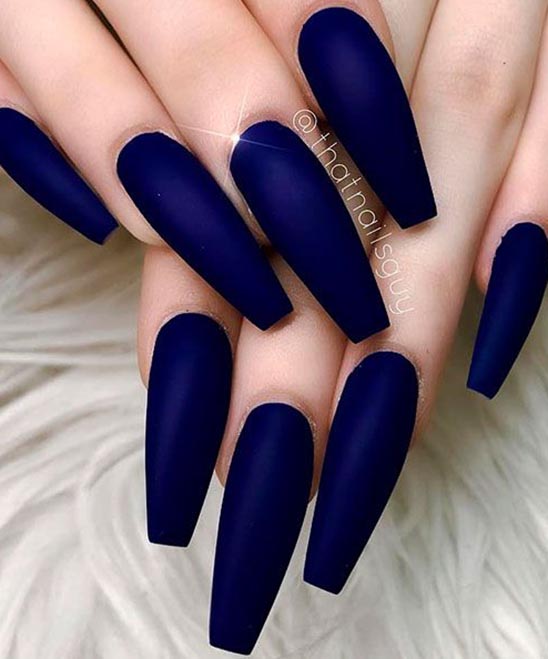 Coffin Shape Nails Short Designs