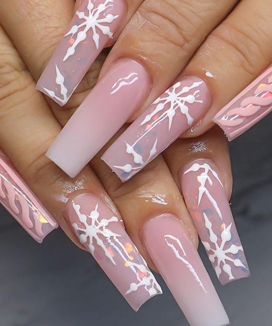 Coffin Shaped Nails Christmas