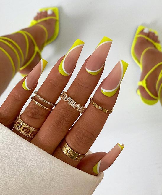 Coffin Spring Nail Designs