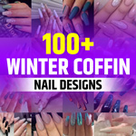 Coffin Winter Nails