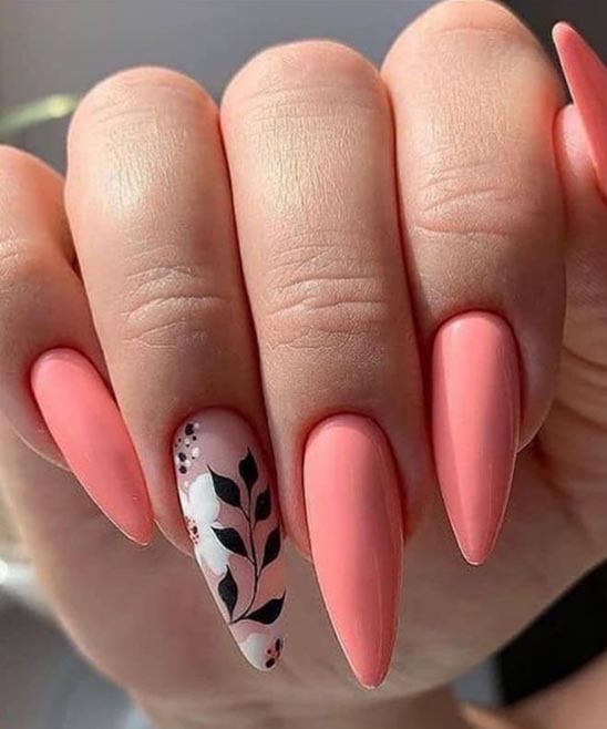 Colorful Flower Nail Designs