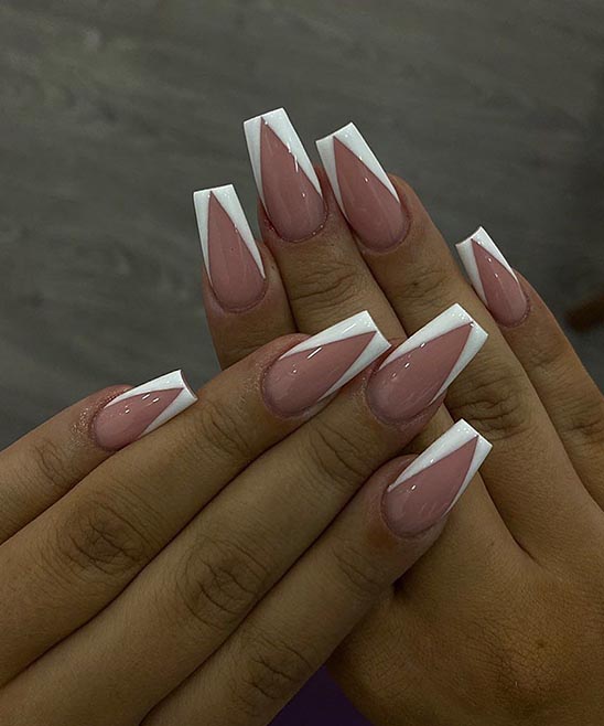 Cute Christmas Nails French Tip