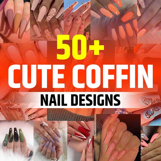 Cute Coffin Nail Designs