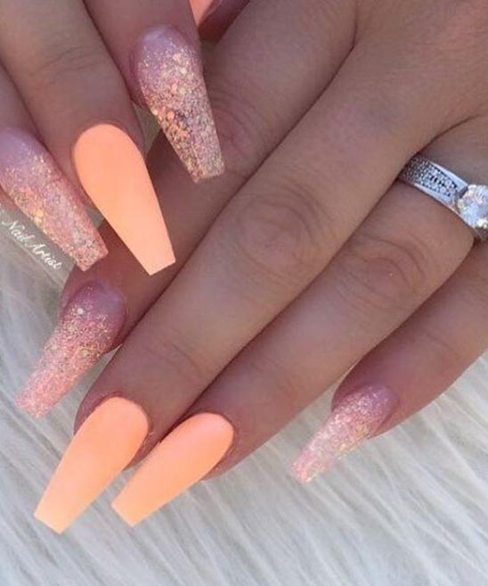 50+ Cute Coffin Nail Designs (2024) TailoringinHindi