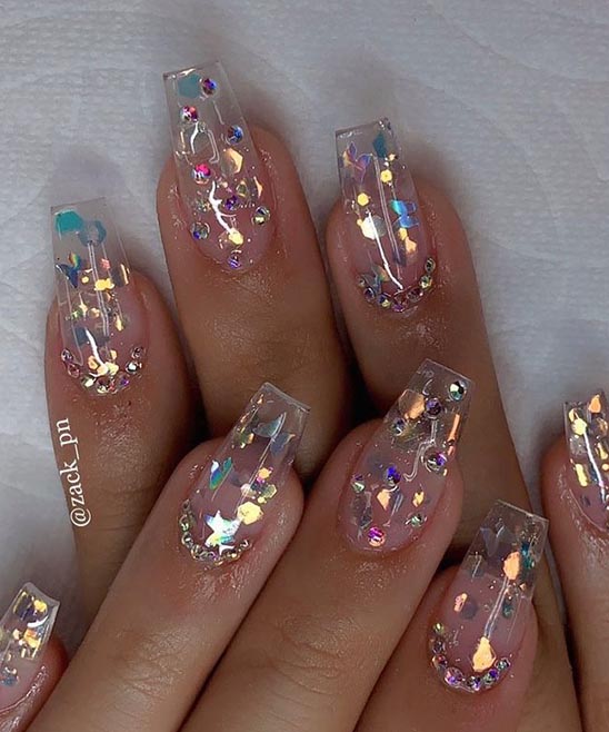 Cute Coffin Shaped Nail Designs