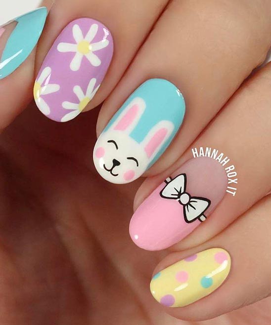 Cute Easter Bunny Nails