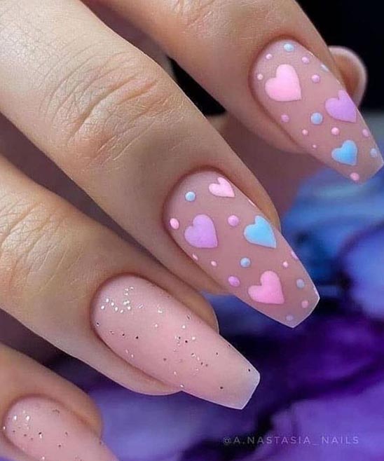 Cute Heart Nail Designs