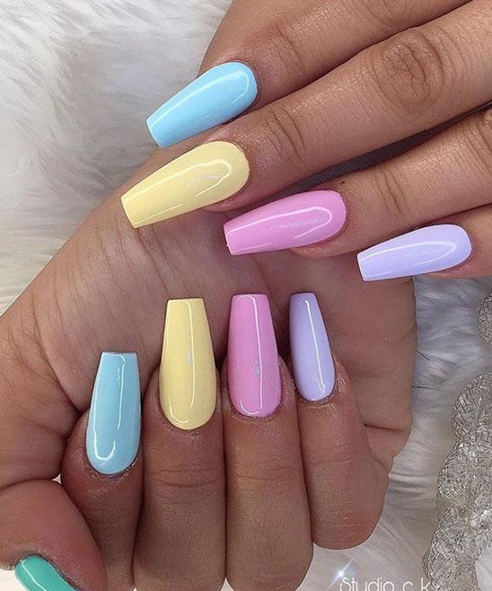 Cute Nails Acrylic Short