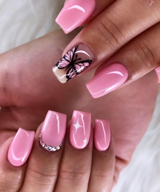 Cute Pink Toe Nail Designs