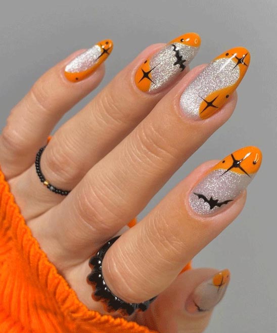 Cute Pumpkin Nail Designs