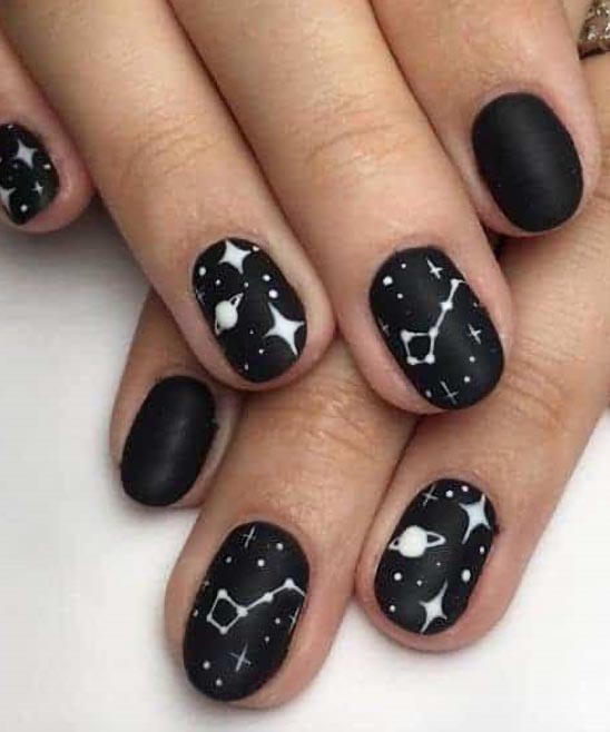 Cute Short Halloween Nails