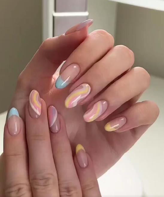 Cute Spring Nails Almond Shape