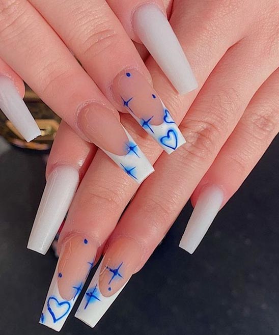 Cute Springtime Acrylic Nails