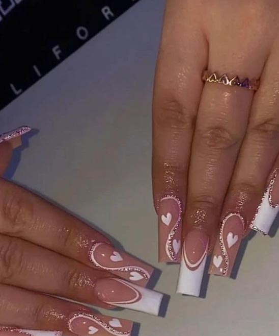 Cute Winter Acrylic Nails