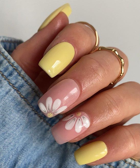 Cute Yellow Nails