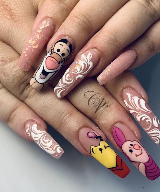 Disney Holiday Nails