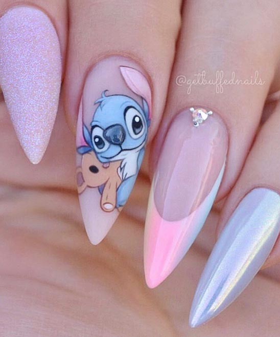 Disney Valentines Nails