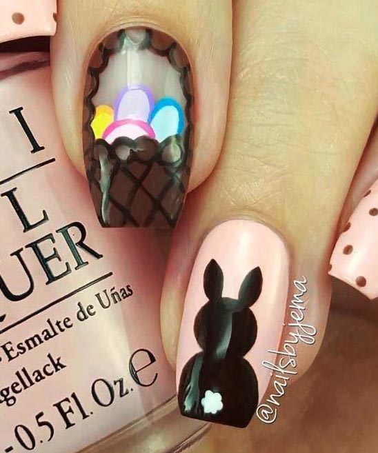 Easter Bunny Nail Decals