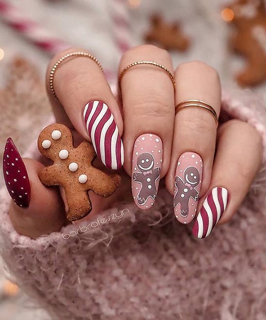 Easy Christmas Nail Designs