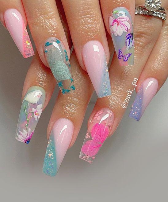 Easy Flower Nail Art