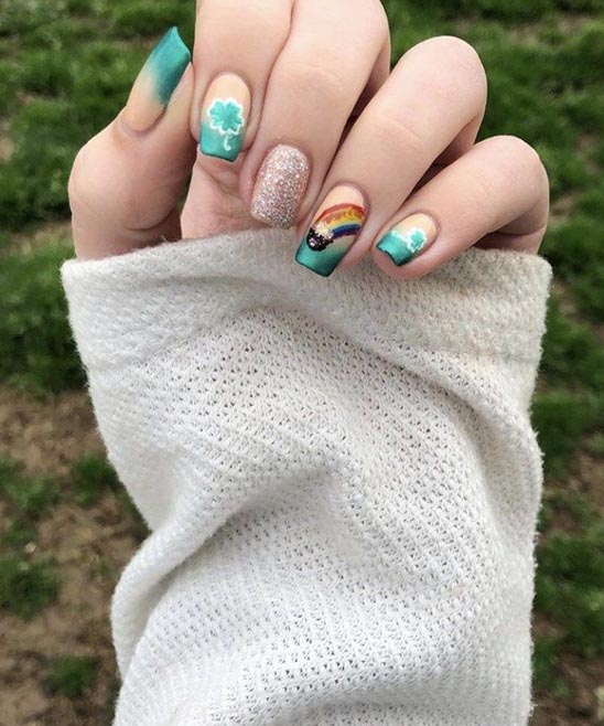 Easy St Patrick's Day Nail Art