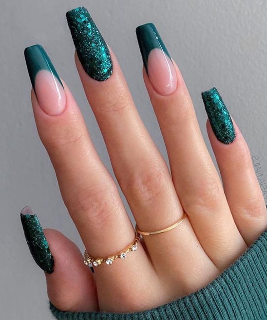 Emerald Green Gel Nail Polish