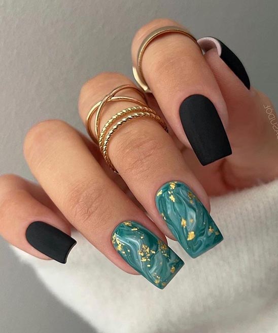 Emerald Green Nail Inspo