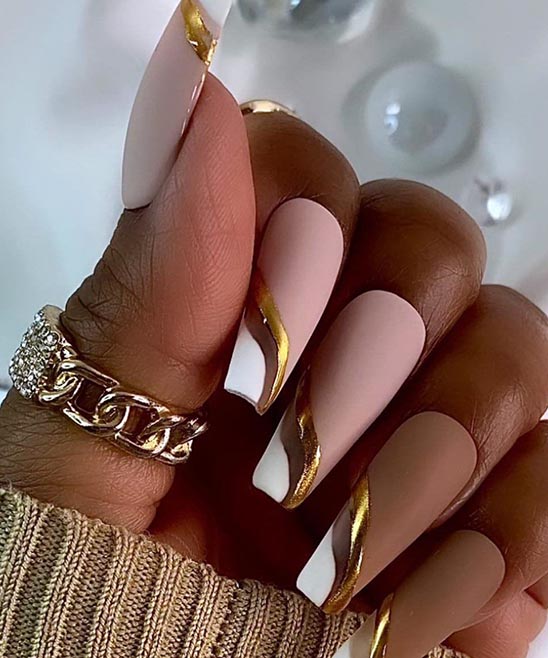 Fall Acrylic Nails Green