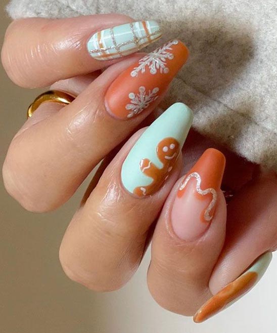 Fall Green Nails 2023