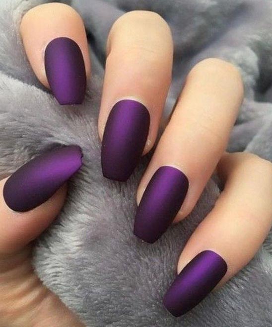Fall Nail Colors Purple