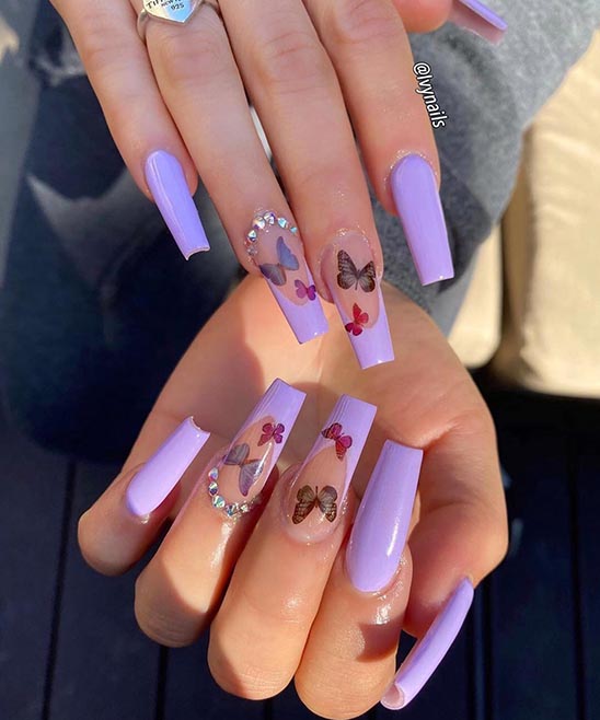 Fall Nail Designs Coffin Shape