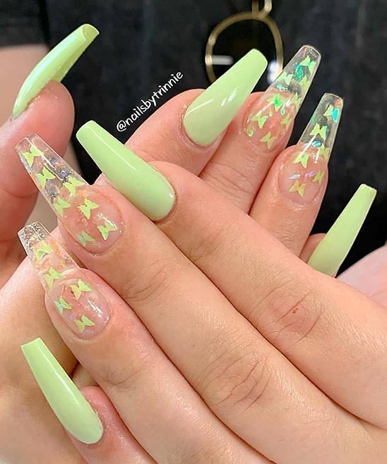 Fall Nail Designs Coffin Shape