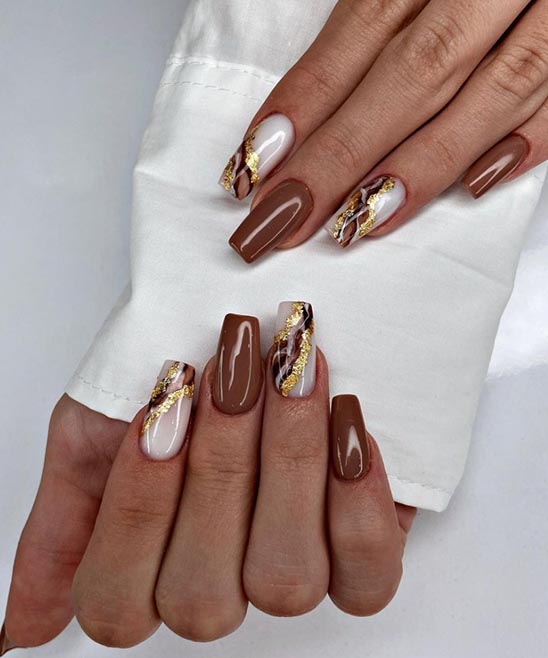 Fall Nail Designs With Green